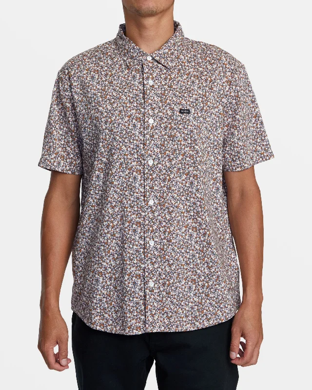 Micro Garden Short Sleeve Shirt - Pale Mauve