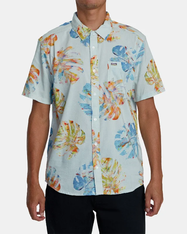 Oblow Hawaii Short Sleeve Shirt - Light Blue