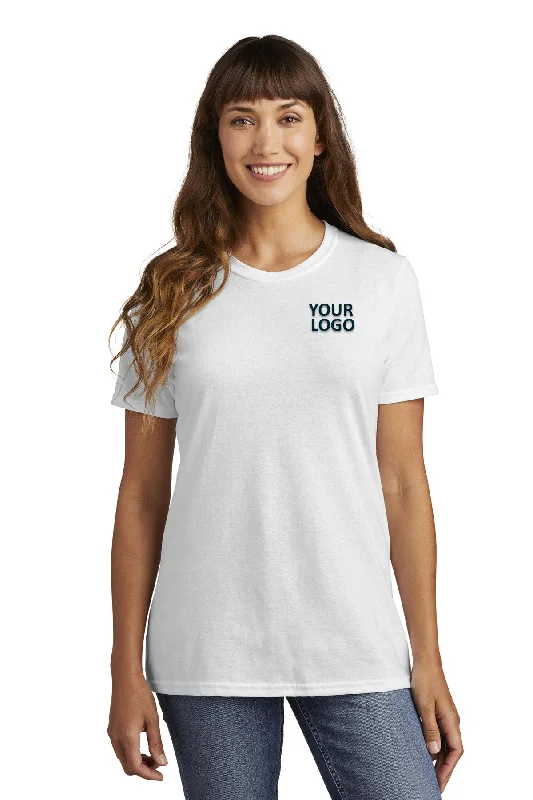 Port & Company Ladies Custom Core Cotton Tee's, White