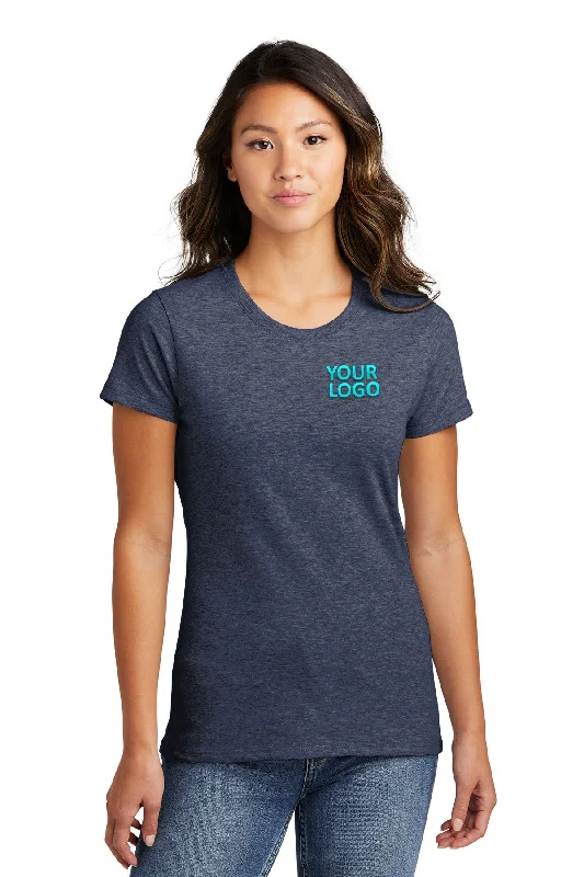 Port & Company Ladies Fan Branded Favorite Tee's, Heather Navy