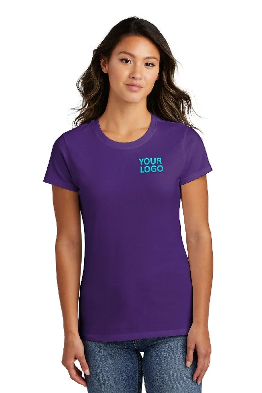 Port & Company Ladies Fan Custom Favorite Tee's, Team Purple