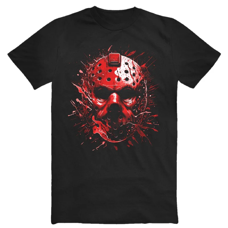 Splatter Mask Red - Men's (Unisex) Tee