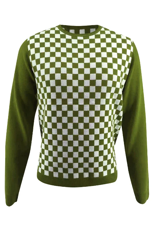 Yellow Green / Checkered